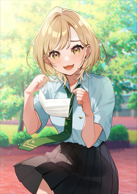 小悪魔センパイのマスクの下…💕 