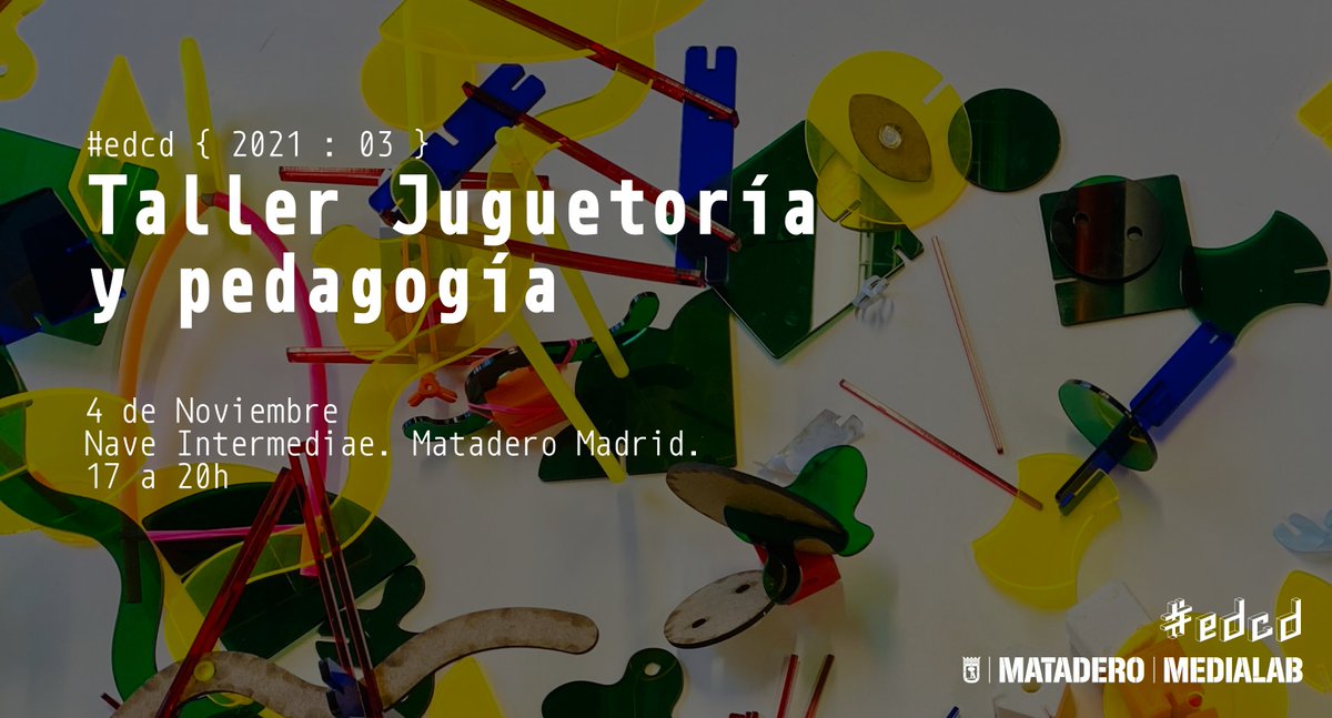 medialabMM's tweet photo. 📢Hoy arrancamos 3 de los talleres de #Juguetoría y @EDCDig:
⭐️HACKEAR
⭐️APRENDER - TALLER DE FOTOGRAMETRÍA
⭐️TALLER JUGUETORÍA Y PEDAGOGÍA 

¡Entrada libre hasta completar aforo!

#EDCD @ohchesara https://t.co/YWfn0nm9Xm