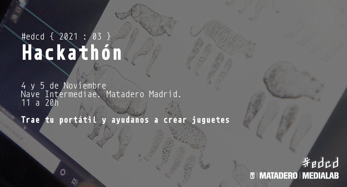 medialabMM's tweet photo. 📢Hoy arrancamos 3 de los talleres de #Juguetoría y @EDCDig:
⭐️HACKEAR
⭐️APRENDER - TALLER DE FOTOGRAMETRÍA
⭐️TALLER JUGUETORÍA Y PEDAGOGÍA 

¡Entrada libre hasta completar aforo!

#EDCD @ohchesara https://t.co/YWfn0nm9Xm