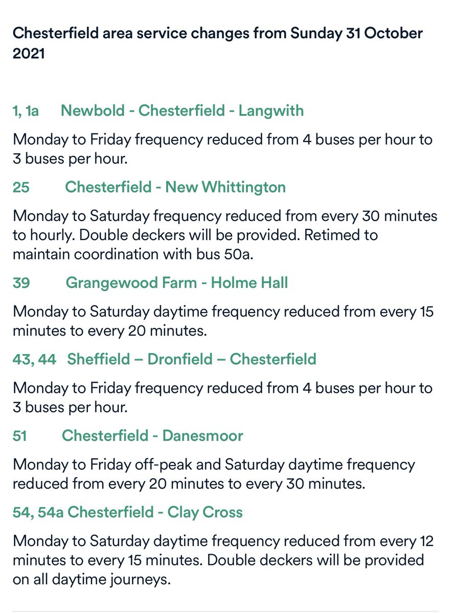 RossShippy's tweet photo. π BUS TIMETABLE CHANGES π
From Saturday 30th of October @StagecoachYrks will be adjusting their Bus timetables to and from #Chestefield, please head to their website for full details: https://t.co/YWyWG79hz2
#Working4You https://t.co/8riW4LYVzR