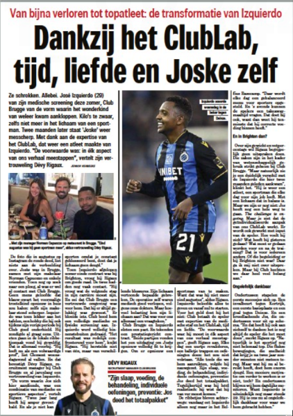 #RECOMENDADO Página 4⃣ Mundo Deportivo (🗞️ Het Nieuwsblad) — De casi estar perdido a ser el mejor atleta: así fue la transformación impresionante de 🇨🇴 José 'Joske' Izquierdo (<a href="/JoseIzquierdo7/">Jose Izquierdo</a>) en <a href="/ClubBrugge/">Club Brugge KV</a> 

Excelente tira de @Junior_verbeeke