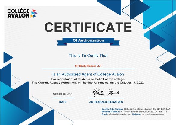 spstudyplanner's tweet image. We are proud to announce that #SPstudyplanner has collaborated &amp;amp; has been awarded the exclusive rights of 3 Canadian colleges - College Avalon, Granville College &amp;amp; AOLCC. 

for any further inquiry contact us on +91 7203007927 &amp;amp; Visit our website sp-studyplanner.com