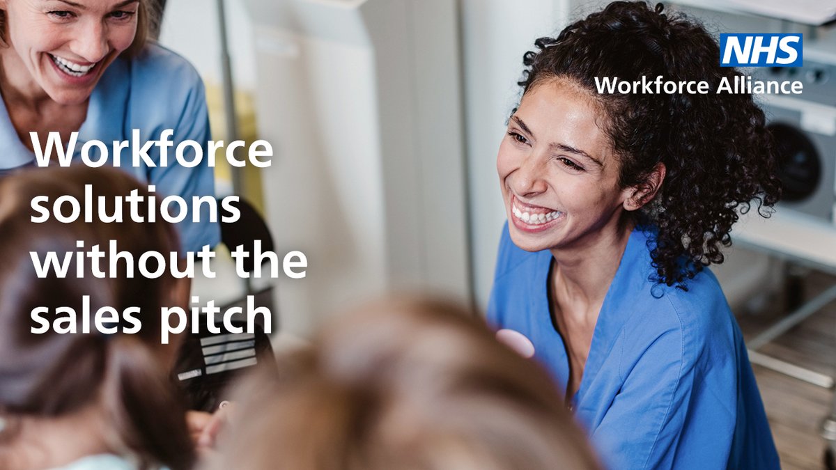 We promise you won’t get a sales pitch from us. Instead, you’ll work alongside a team of experts and peers who share your values and understand the NHS inside out. Visit workforcealliance.nhs.uk @gov_procurement @NOECPC @eoecph @LPPNHS @NHSComSolutions