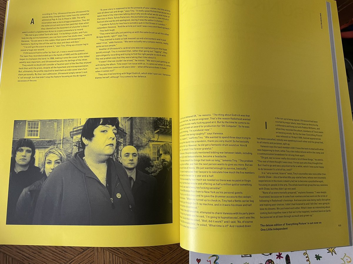 Ultrasoundband's tweet image. Fabulous 4 glossy page piece in #electronicsoundmag this month. @Ultrasoundband @Bandcamp @olirecords #everythingpicture