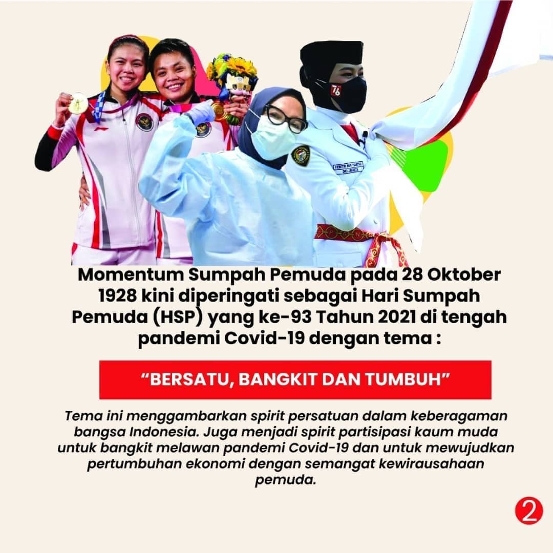 lppmedan's tweet photo. Hai #SobatLaperdan. Hari Sumpah Pemuda yang kita peringati setiap tanggal 28 Oktober adalah awal penting gagasan menuju Indonesia merdeka. Yuk! Teladani semangat mereka.
#SumpahPemuda
#SumpahPemuda2021
#SumpahPemuda93
#HSP93
#BersatuBangkitTumbuh https://t.co/QSxW1xtdWk