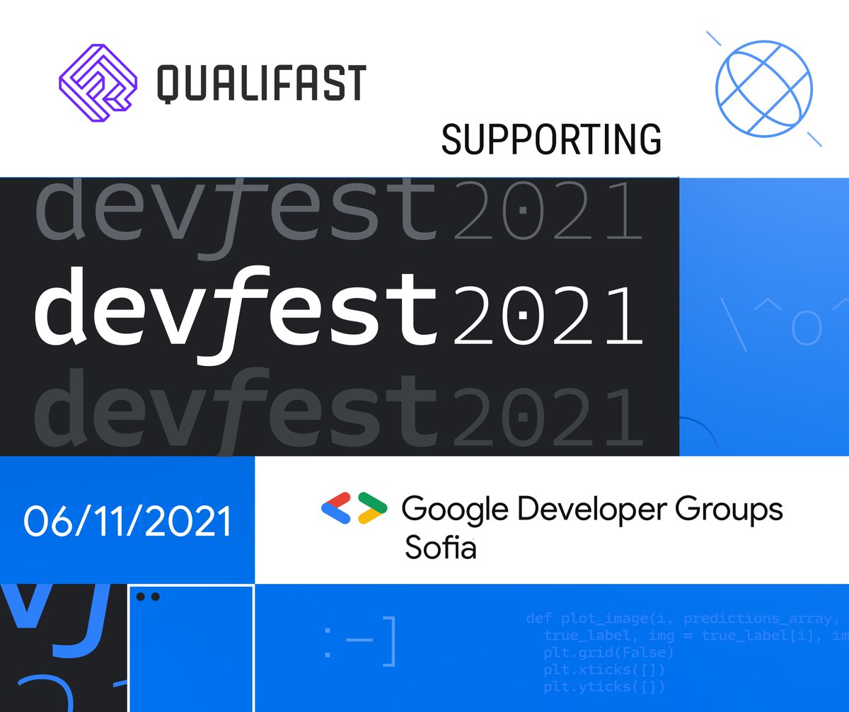 Inviting all #Google #Developers &amp; enthusiasts to join #DevFest #Bulgaria 2021 next weekend 👉  bit.ly/3vVlbI4
We're a proud supporter &amp; ambassador of <a href="/gdg_sofia/">GDG Sofia</a>.  This year we will be there for our #community #team only from afar. Good luck, peeps! 💜