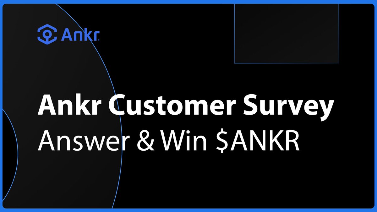 ankr's tweet photo. Answer &amp; Win $ANKR! 
Let us know what you think of our products for a chance to win $100 worth of $ANKR
https://t.co/9rqBbRfktj https://t.co/sEnpR8ygi5