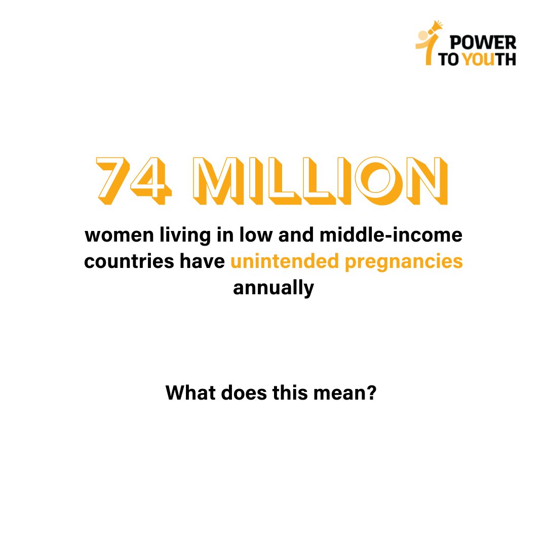 powertoyouth21's tweet photo. Unintended pregnancies is a crucial public health issue globally. Now more than ever, ready access to family planning, counselling and support is paramount to save maternal lives.

Change starts with YOU(TH)! 

Data: @who

#unintendedpregnancy
#SRHR #powertoyouth #Power2Youth https://t.co/2VhPl0HVUr