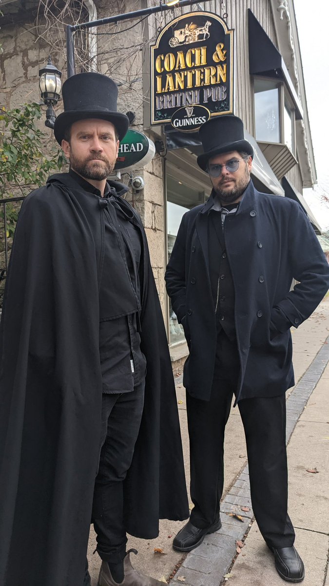 timbolen's tweet photo. In what has become an annual @morninglive 🎃 tradition .. Daniel from #GhostWalks joins me as we visiting haunted spots around #HamOnt #hermitageruins #clockanddagger #dunasdistictlofts https://t.co/ZB9YIH1SDp