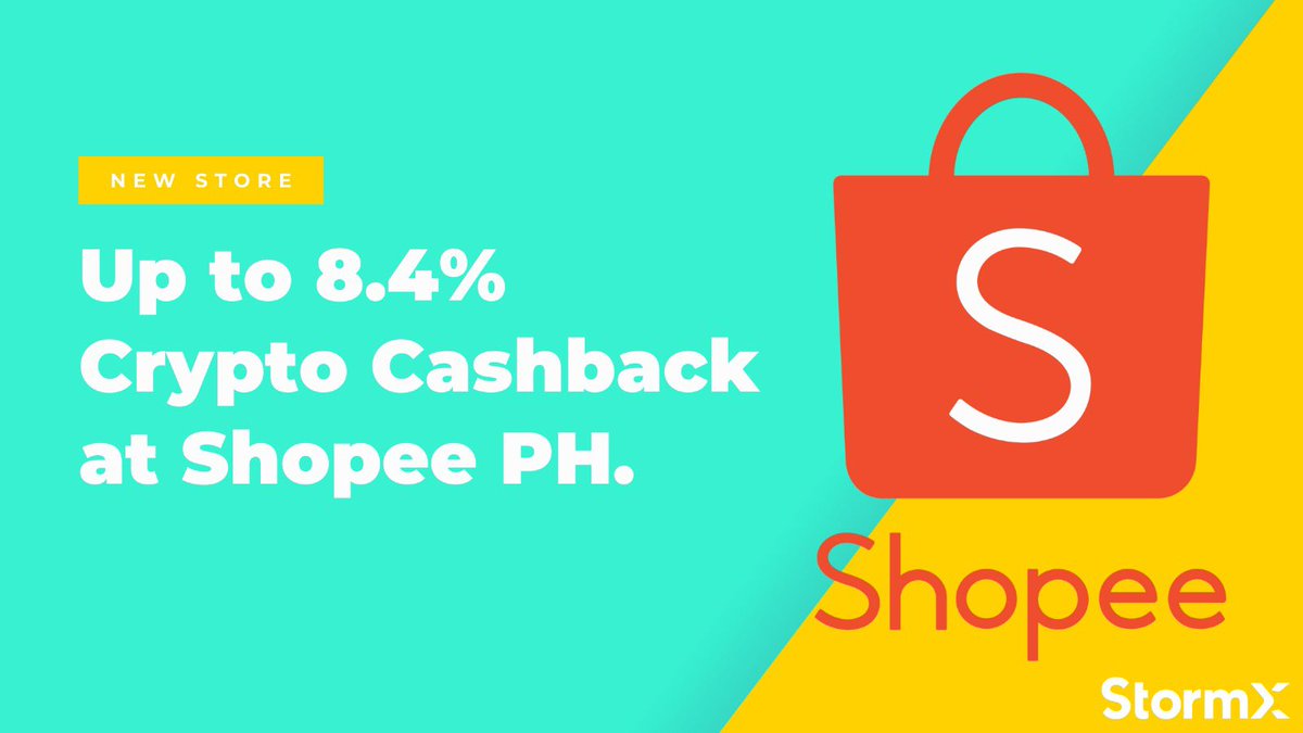stormxio's tweet photo. .@ShopeePH is back! Now, you can browse hundreds of categories and thousands of products, shop and sell on the go with integrated logistical and payment support. All while earning Crypto Cashback!

Shop now 👉 https://t.co/GyXYwpOCMx https://t.co/PaSa5Egawd