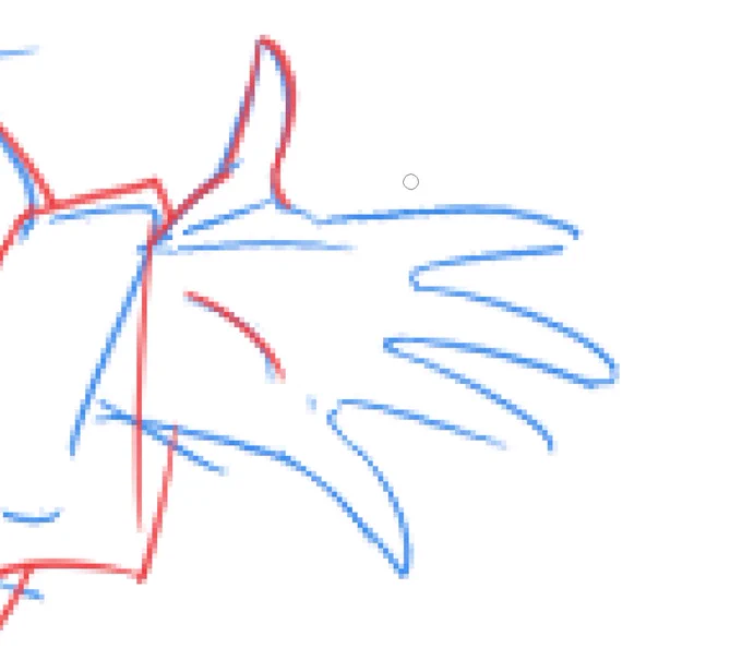 絵がうまくなったとか自分で判断するのって難しいですけど、それまでごちゃごちゃとラフの段階で線を迷ってた「手や指」をほぼ一発で思った通りに描けるようになったのは上手くなったと自己評価 