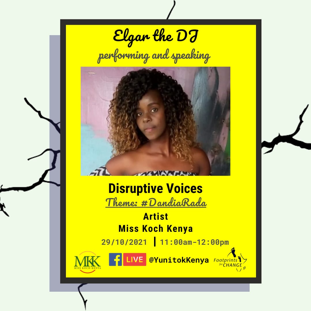 gwes_orao's tweet photo. Geared up for a great and insightful time with other panelists today at 11 am for #DisruptiveVoices episode 13 which was aired on Yunitok Kenya FB page #DandiaRada #ChangingGenerations https://t.co/VWu5aU0Ju1