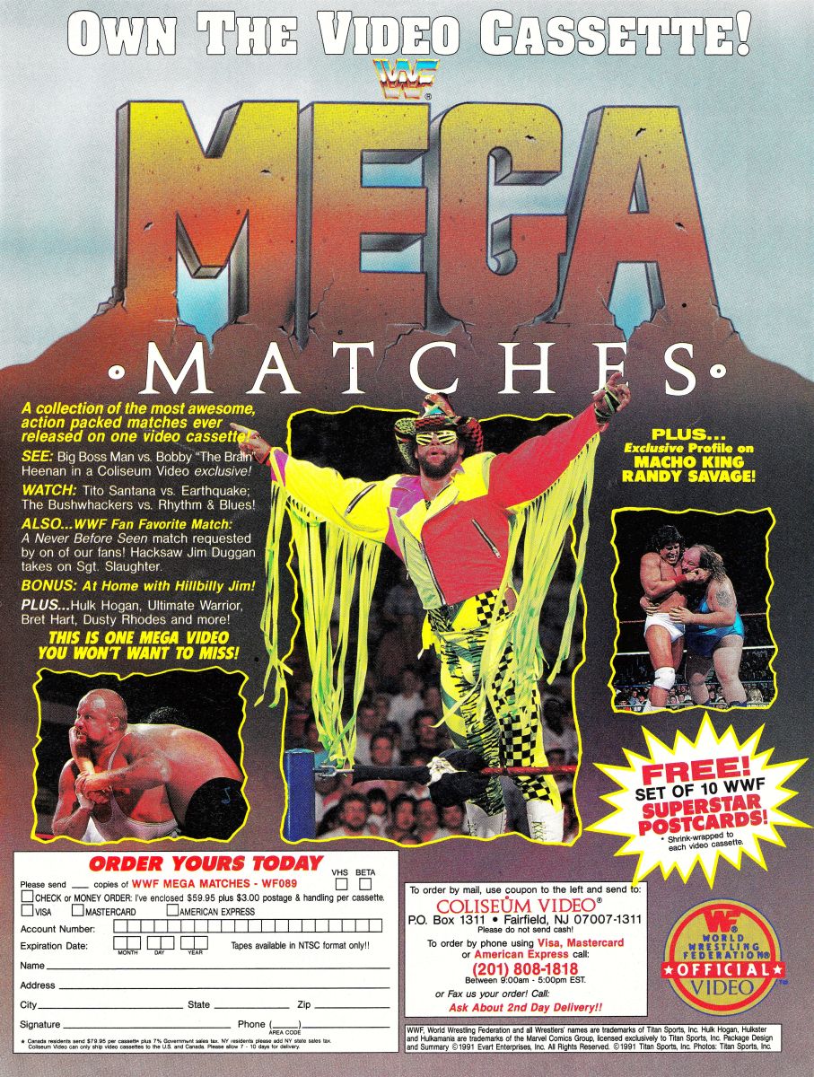 WWFWrestling1's tweet photo. Oooooh yeah, it's WWF Mega Matches! 📼 #WWF #WWE #WWFWrestling #Wrestling #ColiseumVideo #MegaMatches #RandySavage https://t.co/dIBlUuIwdb