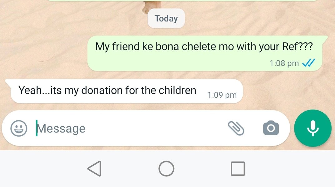nomsachingowe's tweet photo. 1st frame a friend donated money @Cancer0Thirty5 for children with cancer
2nd frame a friend organised a walk for #BreastCancerAwarenessMonth with his colleagues and I only found out today through video call
They both brighten my day #StandUp4Cancer๐ https://t.co/lcDsy3C0am