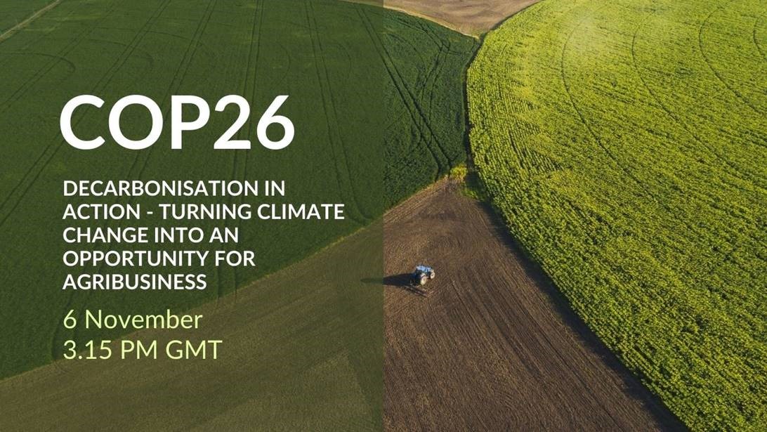 I’ll be at #COP26, speaking with <a href="/FAO/">Food and Agriculture Organization</a>, <a href="/NacciGianpiero/">Gianpiero Nacci</a> and others at our event ‘Decarbonisation in Action'.
Join to watch our open discussions about what decarbonisation really means in the agri-food sector.

⌚ 06/11/2021 @ 15:15-16:15 GMT
🔗youtu.be/92RtK_YnQbE 
#AgriEBRD