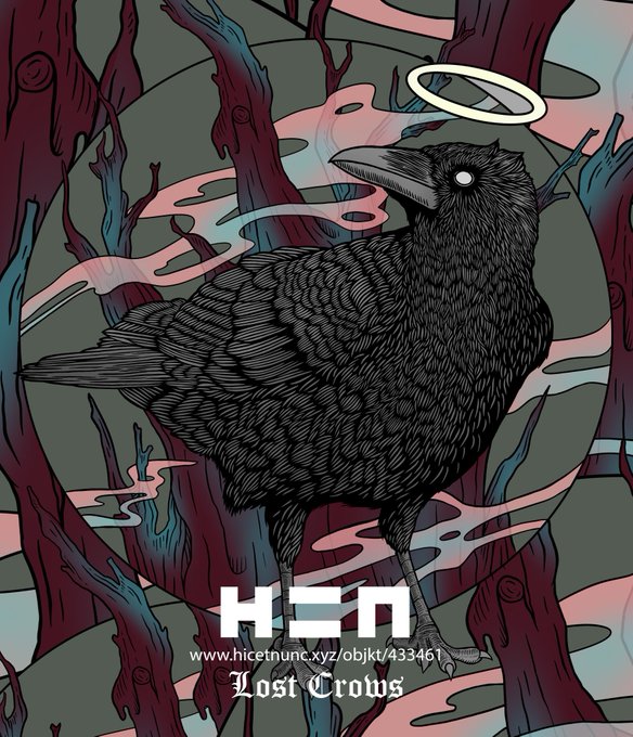 Lost Crows by <a href="/shastutif/">shf</a> is  now live on NFT Hunt Homepage!

nfthunt.fun

RETWEET
UPVOTE
SHARE!