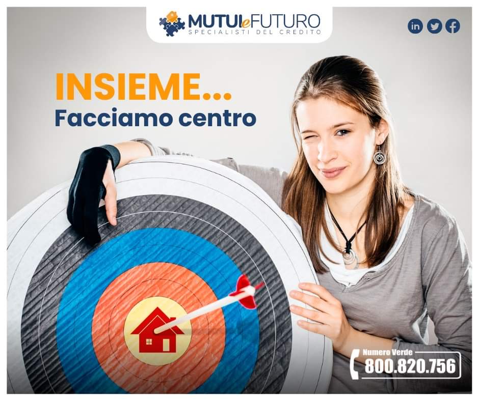 MutuieFuturo's tweet photo. ABBIAMO LO STESSO OBBIETTIVO:
Trovare il mutuo perfetto per te, in tempi brevi e con il minimo sforzo da parte tua.

Contattaci  senza impegno per saperne di più! https://t.co/QGWhRzxwib
