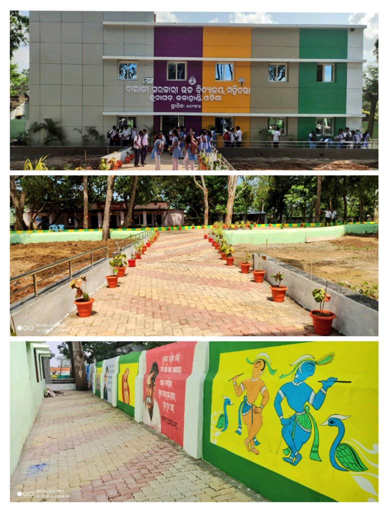 5THSTKLD's tweet photo. Balaji Govt. High School, Mahichala, Junagarh Block @DmKalahandi under 5T High School Transformation
@CMO_Odisha @SMEOdisha @MoSarkar5T

#5THighSchoolTransformation https://t.co/kEWwUodq52