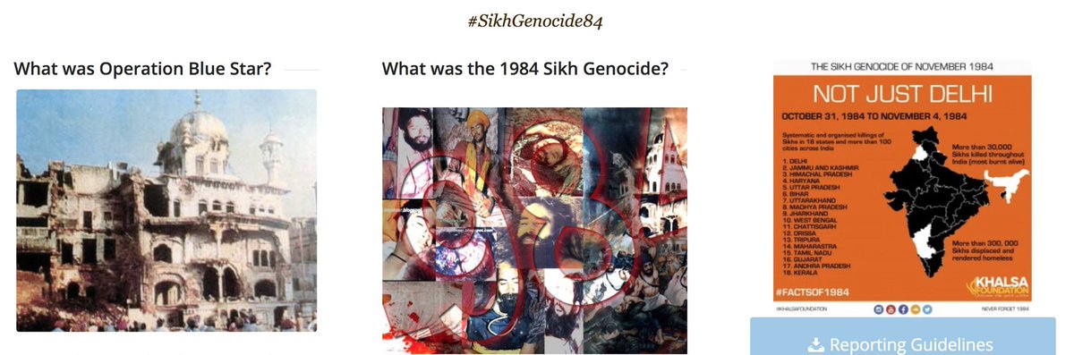 #NeverForget1984

From Oct 31st to Nov 3rd, Sikhs will remember the Sikh Genocide of 1984, when thousands of Sikhs were massacred in systematic, planned killing sprees. 

For a media friendly take check our page with links for further reading, visit:
sikhpa.com/campaigns/sikh…