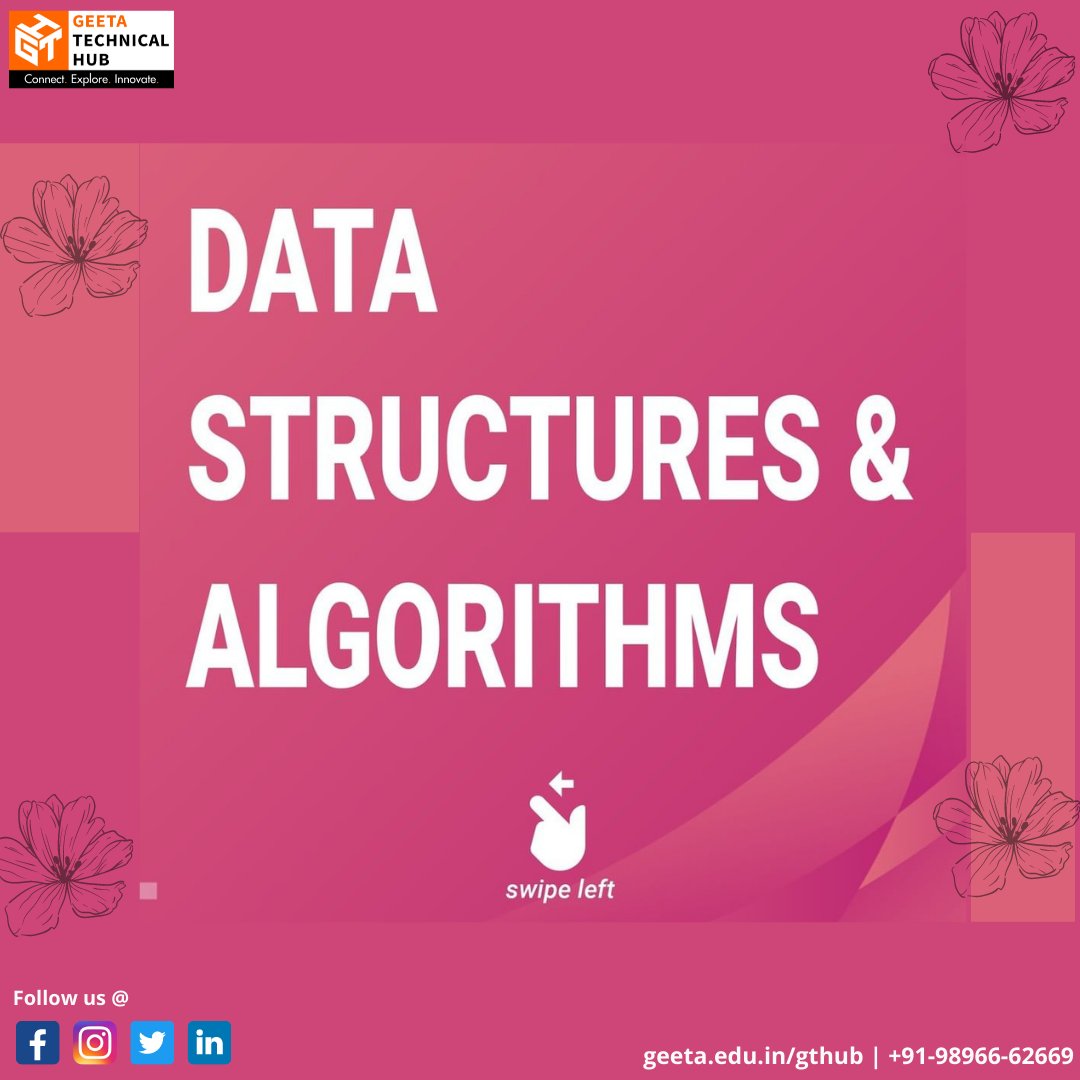 gtechnicalhub's tweet photo. Options to the given question :- 1.) Data Structure 2.) Algorithm
Comment your answers
Like & follow @gtechnicalhub for your support.
#computerengineering #computerstudent #engineeringstudents https://t.co/z2u6RygHfD