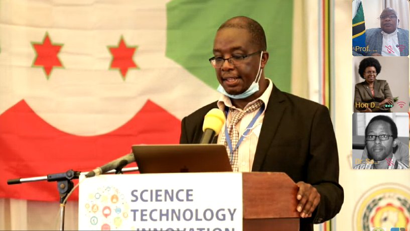 EAC_STI's tweet photo. #HappeningNow - Presentation on recommendations from the Plenary Session by Rapporteur General, Dr. Paul O. Mirej.
@easteco1 @mfbenda @EaCenit @iucea_info @jumuiya
#EACSTIConference #Science #Technology #STI #Innovation #EastAfrica #Covid19 https://t.co/41haX4sv4Z
