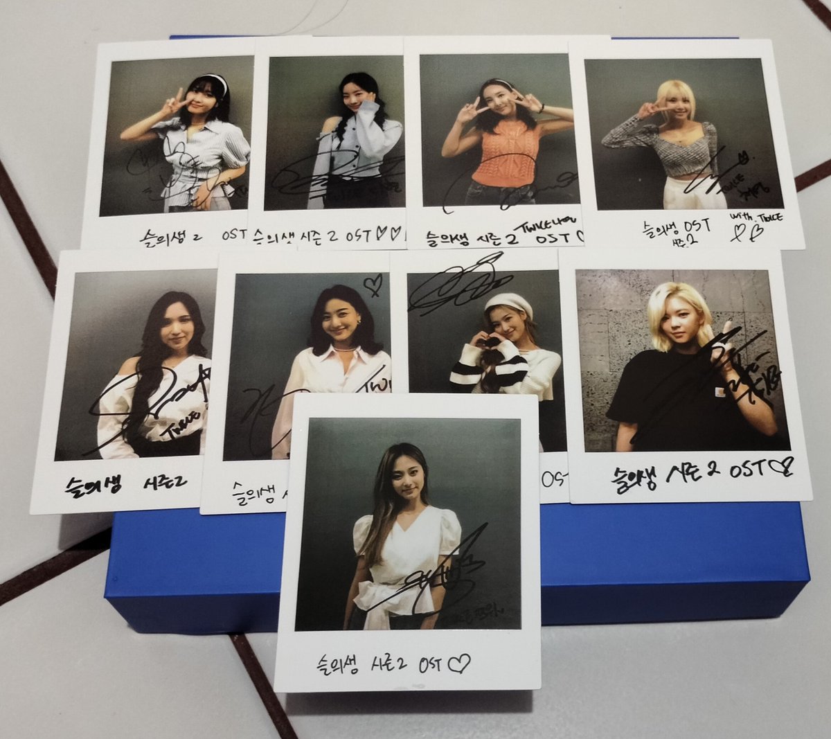 Infiniteyoung2's tweet image. WTS Polaroid TWICE OST Hospital Playlist. Take All. DM for price. INA only. #HospitalPlaylistS2 #HospitalplaylistOST