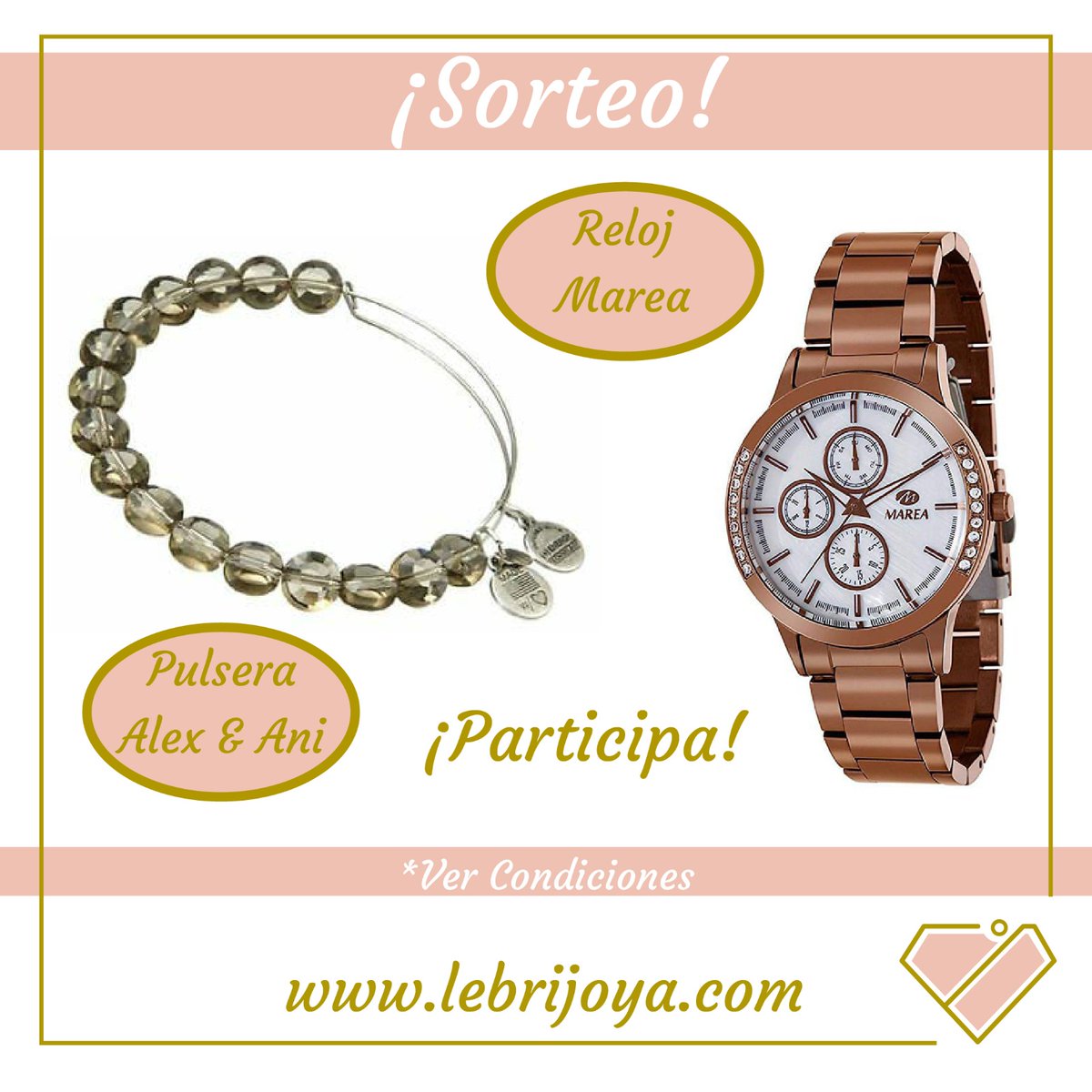 Lebrijoya's tweet photo. Últimos días⏰para nuestro #SORTEO de MAREA+ #PULSERA de ALEX &amp; ANI, #participa⤵️
💎Síguenos.
💎RT este post.
💎Comentar etiquetando a 3 amig@s.
¡Hasta el 31-10-21 incluido! ¡Suerte! 🍀
#web #tiendaonline #lebrija #sevilla #andalucia #españa #ganador #ganadora #tendencias #marcas https://t.co/TBp5SF8Y6g