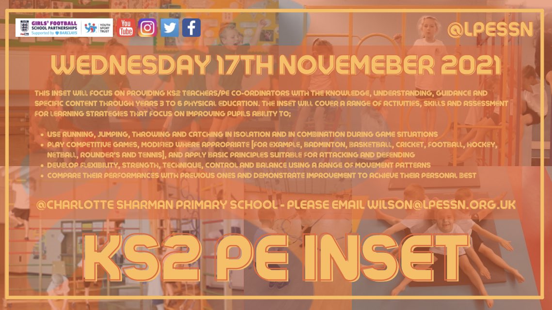 LPESSN's tweet photo. 🥳 A snapshot of just some of the things that will take place for our schools next half term.
#autumn2 #somethingforall #getinvolved #primary #secondary https://t.co/rFAkbIMVQj