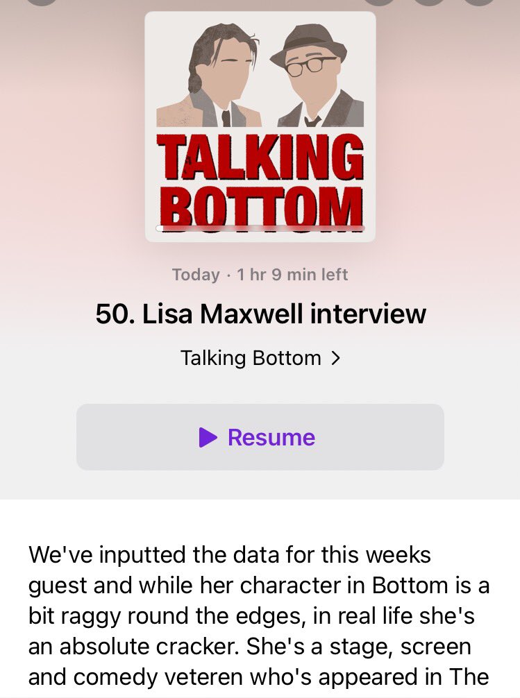 talkingbottom's tweet photo. NEW EPISODES NOW OUT! We look at Bottom’s favourite moments as chosen by you AND we chat with the smashing blouse wearing Love Bureau owner Lily Linneker herself, actress Lisa Maxwell!

iTunes: https://t.co/KUJkBqssNs

Android: https://t.co/NEzIYlXWjR https://t.co/faEhFPKPx2