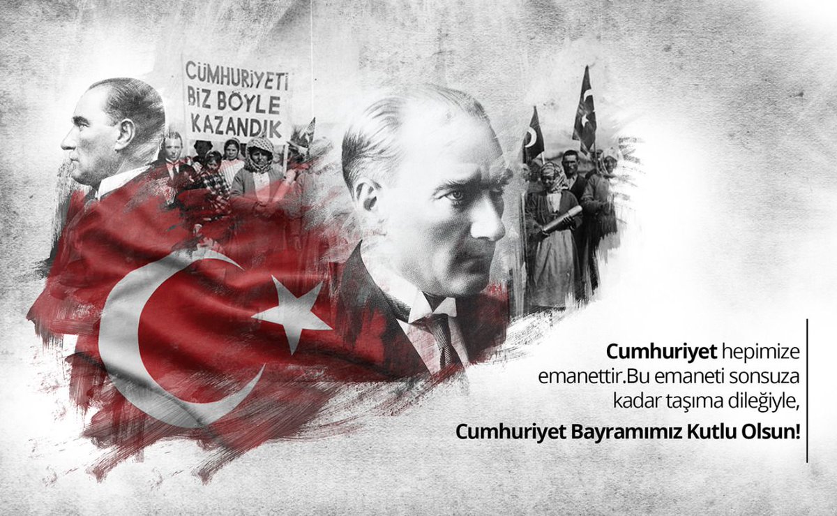 DergiKadeh's tweet photo. Cumhuriyet'in 98. yılında, Gazi Mustafa Kemal Atatürk ve silah arkadaşlarını sevgi, saygı ve minnetle anıyoruz.

Kutlu Olsun! ❤ https://t.co/i6LXcVLuJz