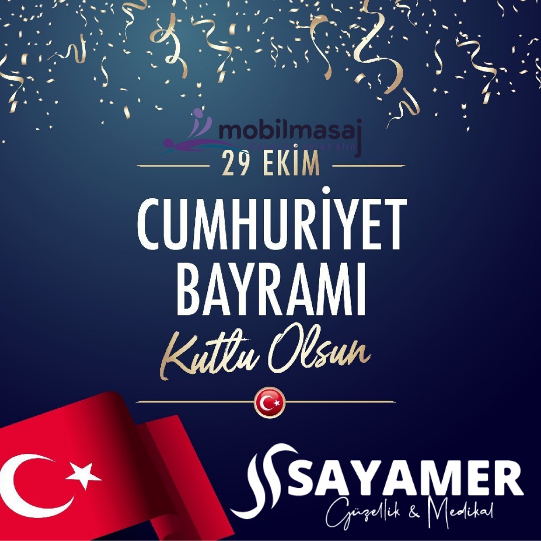 Cefakar bir neslin torunları olarak bizim bu günleri görmemizi sağlayan tüm dedelerimize ve Gazi Mustafa Kemal'e minnetlerimi sunuyorum.
29 Ekim Cumhuriyet Bayramınız kutlu olsun... 

#mobilmasaj #sayamergüzellikmedikal #ofismasajı #29ekimcumhuriyetbayramıkutluolsun #29ekim
