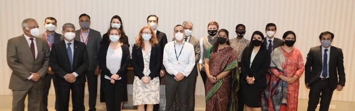 HMTCSouthAsia's tweet photo. Delighted to welcome UK’s Chief Negotiator to India for pre-FTA discussions with @DoC_GoI and interactions with UK and Indian businesses to help prepare for 🇮🇳🇬🇧 trade negotiations later this year.         

🇬🇧🇮🇳are committed to deepen their #economic relationship. 🤝 https://t.co/rnQ80RCsB5
