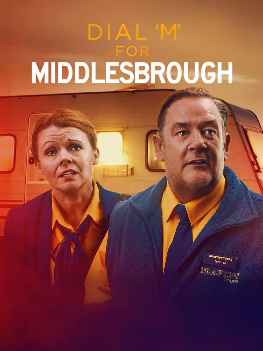 darfpunk's tweet photo. Watching #DialMForMiddlesbrough @sally_lindsay @Sianygibby @JohnnyVegasReal @JDonOfficial @jopage_ https://t.co/qGxDOxn7lX