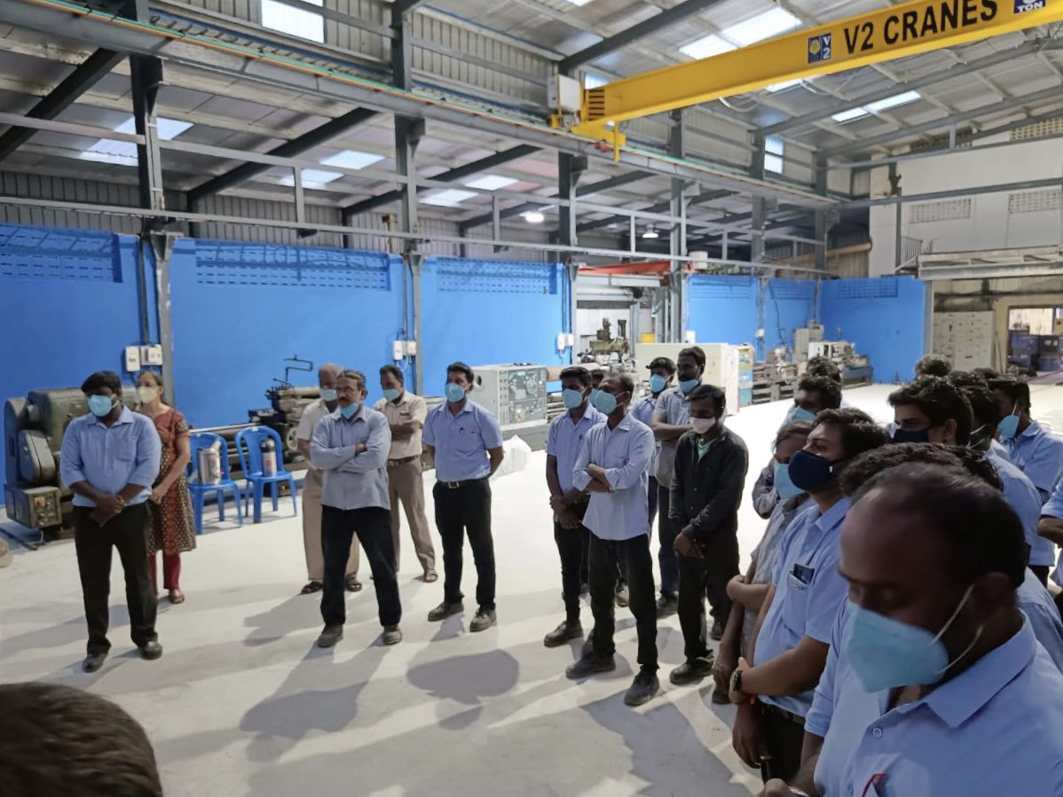 CorewireLtd's tweet photo. #FridayPhoto - Fantastic for us to formally open our Coromandel Hall at CST India. This facility will allow our roll business to grow and expand even further off the back of significant growth in recent years. #Weldclad #Cortech #RollWelding #RollStrategy #Quality https://t.co/6LJ1gxMlt1