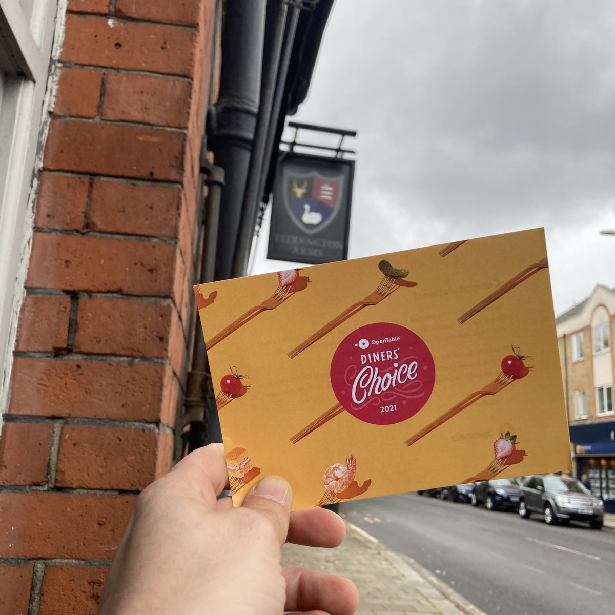 TeddingtonArms's tweet photo. Thanks to all our lovely guests for amazing feedback this month’s
We are @opentable Diner’s Choice Awards.
#opentable #dinerschoiceawards #amazingguests #loveourjob #hospitality #publife #teddington https://t.co/dyc0kNSFyt