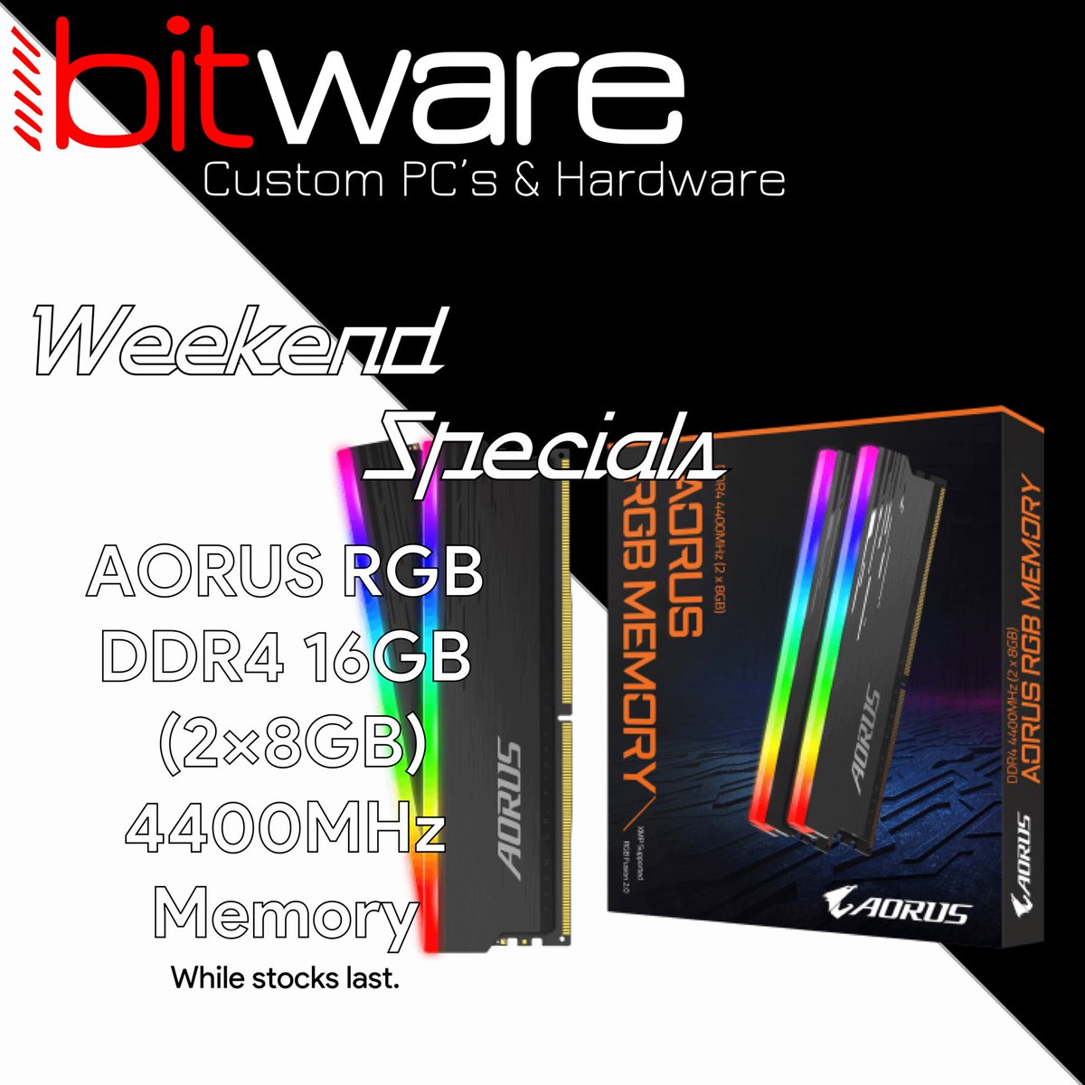 bitwaretechies's tweet photo. Come and browse through our WEEKEND SPECIALS wide variety of PC components and peripherals!

DON’T MISS OUT!!!

https://t.co/VB2llANvxW

#bitware #bitwaretech #southafrica #pcmr #gaming #pcsouthafrica #zaga #gamingsouthafrica #pcgamers #lockdownsouthafrica https://t.co/aGcOQBcZu2