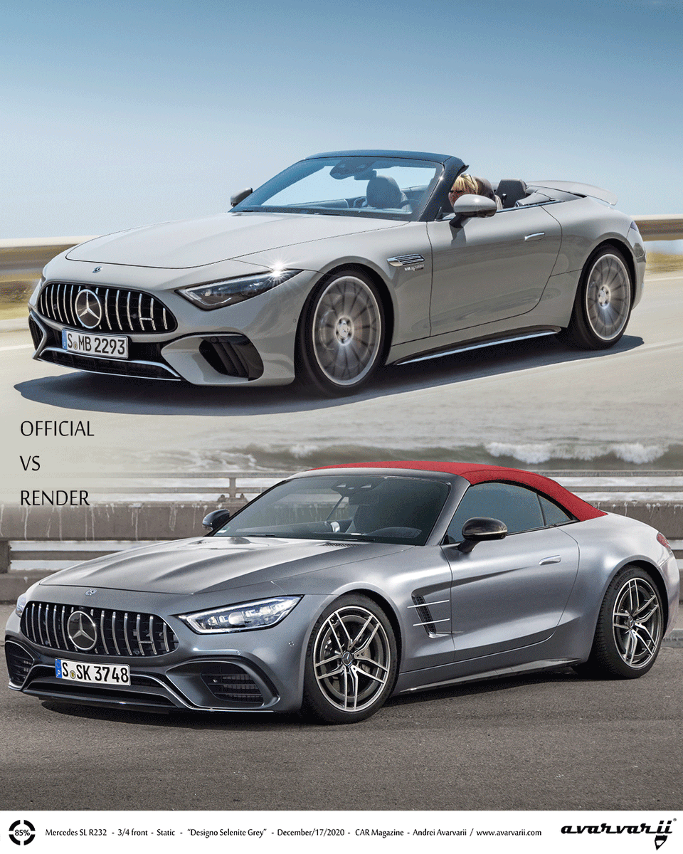 avarvarii_cars's tweet photo. The new Mercedes SL is official and gorgeous. We have a chance to see how we did with our renders from late 2020 / early 2021.

#mercedes #amg #SL #mercedesSL #sl73amg #2022sl73 #2022mercedessl #2021mercedessl73amg #2021sl73 #hybrid #4cylinderhybrid #avarvarii #illustration https://t.co/ZdNM5MOADx