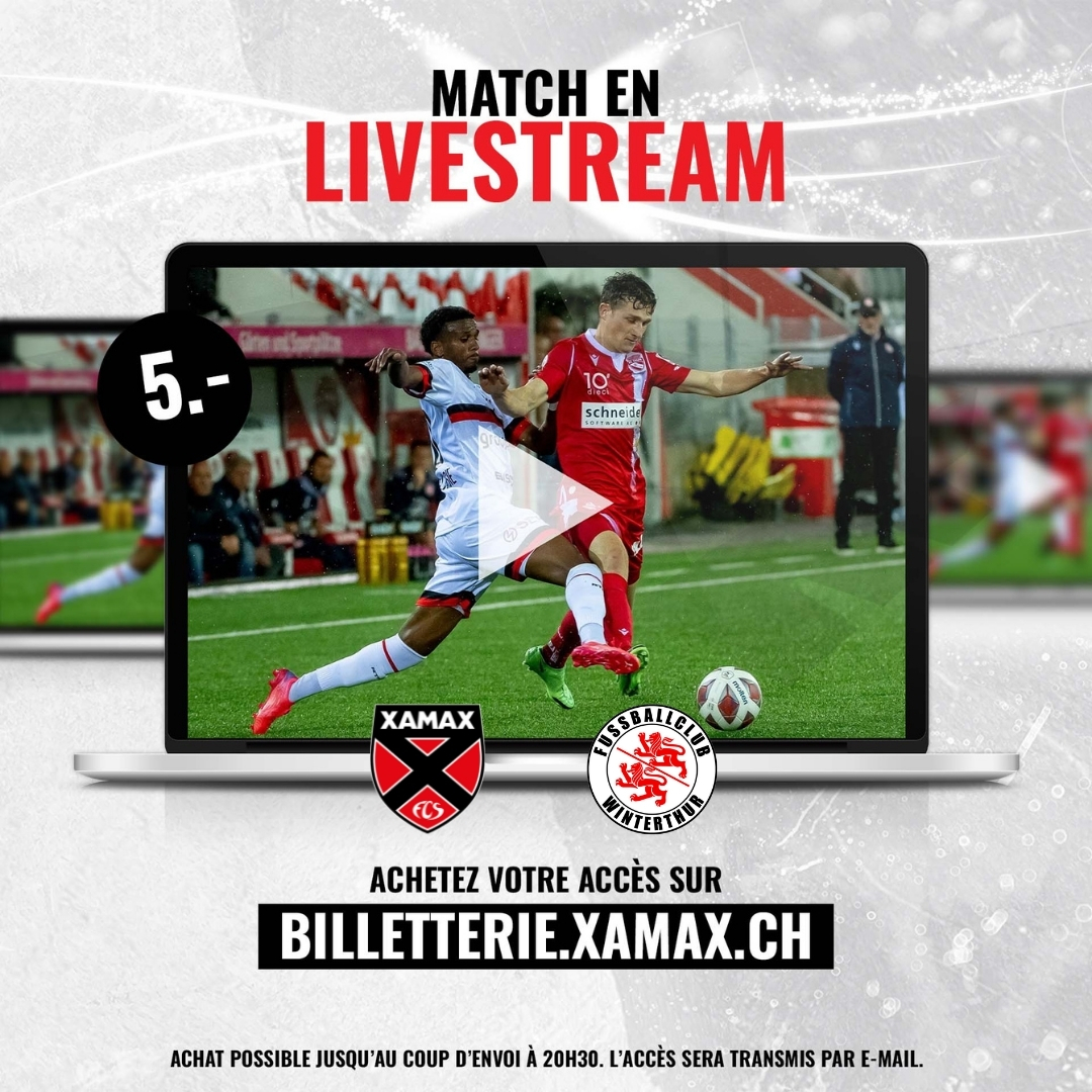 XamaxFCS's tweet photo. Pour ceux qui ne pourraient pas se rendre au stade, soutenez-nous à distance grâce au livestream du match.
⌚️ 20:30
🎟️ https://t.co/YU1Z0uTRrC
📲 #XAMWIN
❤️🖤 #SangRougeNoir https://t.co/vcfuA9i294