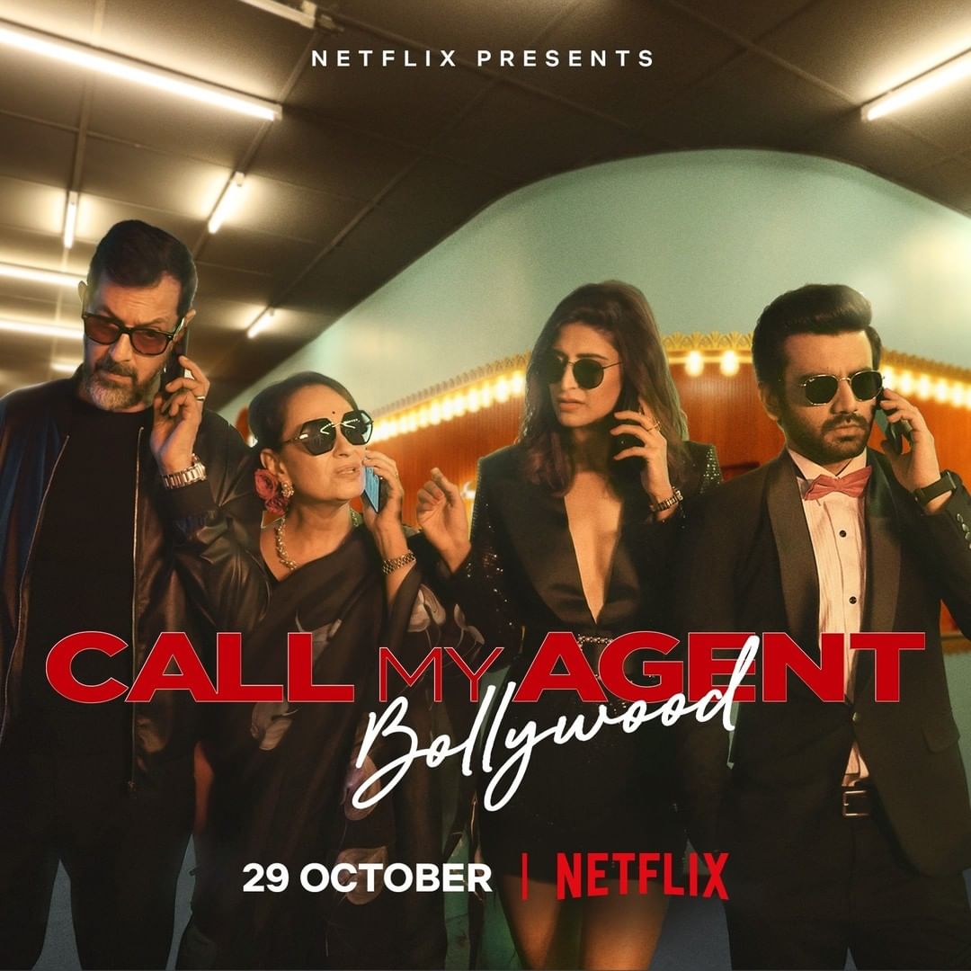 Random click on #CallMyAgentBollywood on @NetflixIndia and it turns out to be fine, hilarious, smart, funky & fresh. The star cast is spot on! On Ep 2 right now & the veterans like #TigmanshuDhulia, #IlaArun & #LilleteDubey are nailing it absolutely😂❤ Filmy folks will love it💯