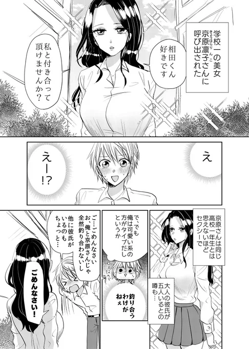 【再掲】可愛い系がタイプなのにセクシー系な女の子に告白された 