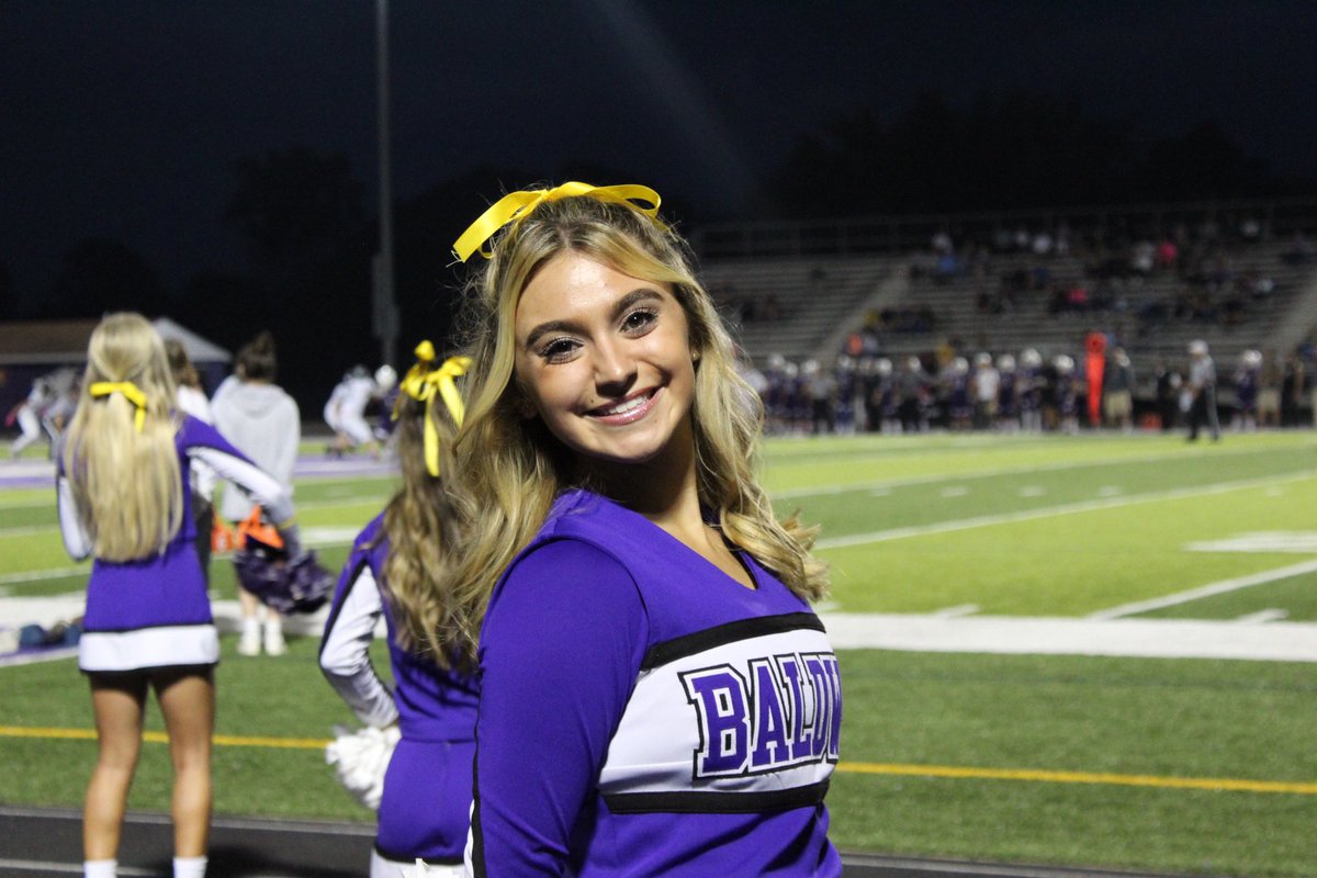 BaldwinHSCheer's tweet photo. Our final 2 senior cheerleaders are @ella_palatucci_ &amp; @iAcquaro 🎓 These 2 are active members of NHS and BHS Mini Thon as well as nothing but smiles on the sidelines on Friday nights ☺️ Ella is planning to attend PITT &amp; Izzy is going to nursing school! Enjoy your night ladies!💜 https://t.co/L3hQoeDxP1
