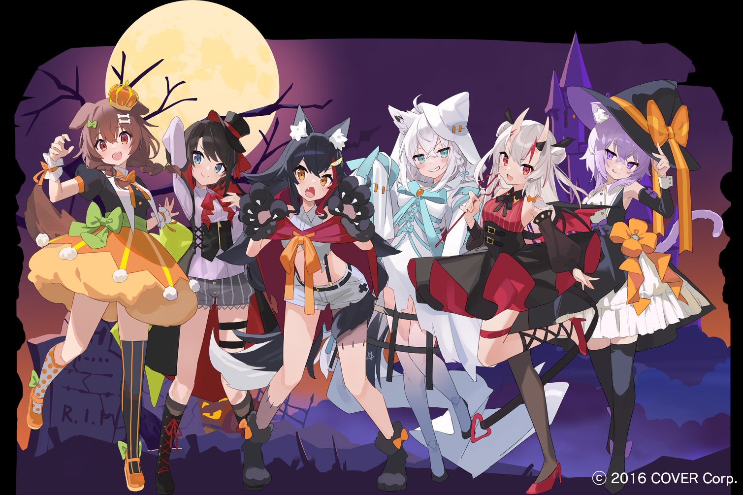 【新品未開封】ホロライブ OKFAMS アクリルジオラマ ハロウィン