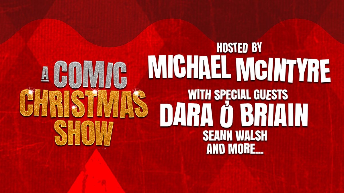 Velkommen til A Comic Christmas Show Hosted by Michael McIntyre og gjester; Dara O´Briain og Seann Walsh med flere, lørdag 4. desember 2021 i Oslo Spektrum. Billetter i salg fra 1. november kl. 09. bit.ly/3GxP9qz. @ticketmasterno @AComicSoul