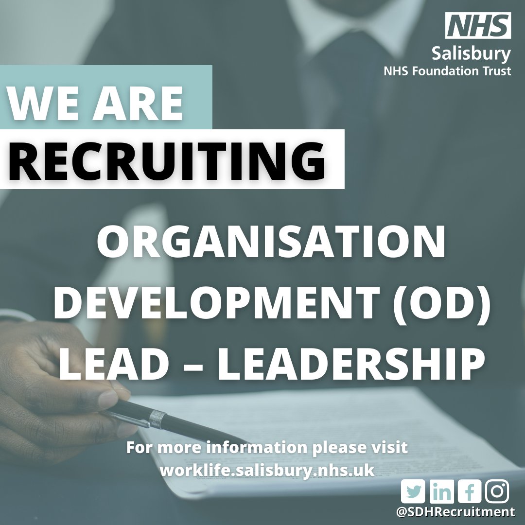 SDHRecruitment's tweet photo. This newly created post provides an opportunity to deliver a comprehensive leadership &amp; development offer to meet @SalisburyNHS 's People strategy. You will play a key role in driving our health &amp; wellbeing agenda for all leaders &amp; staff across the Trust. https://t.co/shUcTipDlv https://t.co/qZc3bplH33