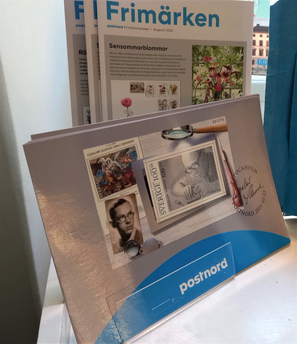 PLinstStockholm's tweet photo. Tack #Postmuseum i Stockholm & @PostNordSverige samt #Slaniasamfundet & alla underbara besökare för det fantastiskt lyckade firandet av #CzesławSłania s 100-årsdagen i fredags! Vi är så glada att det var så många som kom och att intresset för vår jubileumsantologi blev så stort! https://t.co/6XstHFFGV3