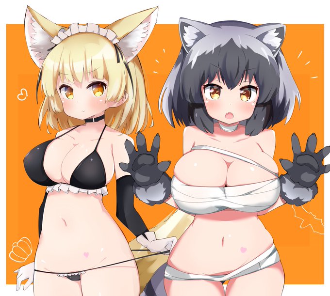 ハロウィンアラフェネなのだー!🦝🦊🎃 