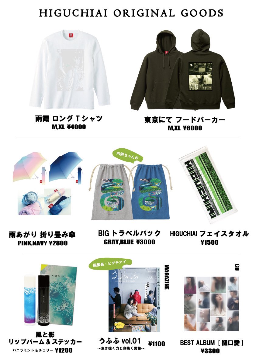 ヒグチアイ　グッズ ヒグチアイCD2点、サイン入りポストカード他グッズセット ヒグチアイ