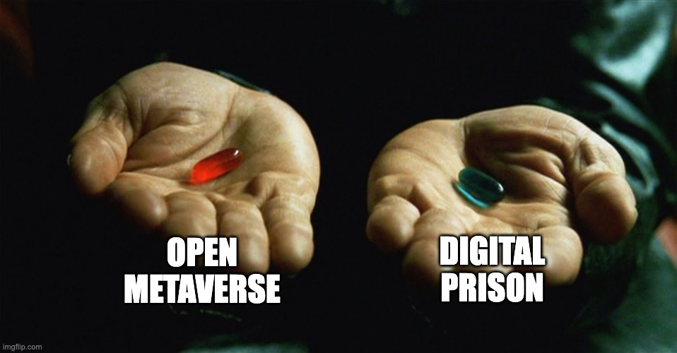 The time has come to decide whether we will exist in a free digital world (which can include #facebook) or whether we will be trapped in a digital prison.
Pick your side. #DeleteFacebook #Meta