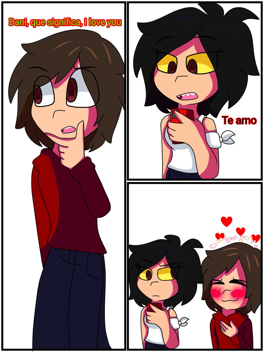 Higaku3's tweet photo. No se por que hice este mini comer pero me dio gracias, esta sacado de una publicacion de sando donde pregunto que significada I lover you,
Bueno espero que les guste este mini comic

@SoySandyYT https://t.co/vAFB3OFJrw