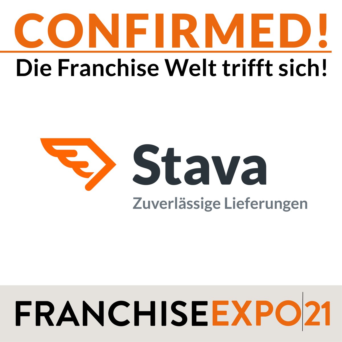 FranchiseExpo22's tweet photo. #Stava ist der erste #Franchisegeber für Essens-Lieferungen in Europa.
Komm zur #FEX21 und entdecke dieses #franchisesystem
Franchise Expo Frankfurt 21 | 04.-06.11.2021
Tickets: https://t.co/doaxfA2VMO
Mit Promocode 1899 kostenfrei!
#franchise #franchising #franchiseexpo https://t.co/zIGs8SowQb
